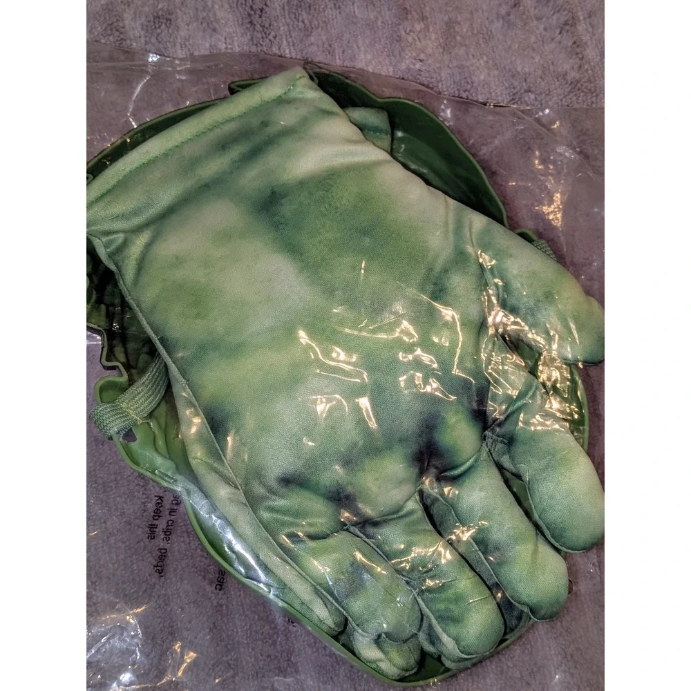 Avengers Hulk Costume Play Jumpsuit with Mask &‎ Gloves Size M 8-10 NEW